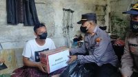 Baksos Polsek Sananwetan Ke Warga Kurang Mampu Dan Disabilitas