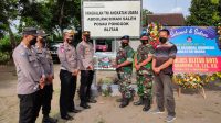 Jajaran Polres Blitar Kota  mengucapkan selamat atas HUT TNI AU ke 76, bahkan datang langsung ke  Pangkalan Angkatan Udara Republik Indonesia (AURI) Abdul Rahman Saleh di Desa Pojok Kec. Ponggok Kab. Blitar untuk memberi kejutan kue Ulang Tahun