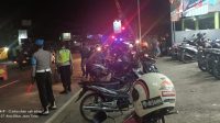 Personel Polsek Sanankulon Laksanakan Patroli Jalan Raya Antisipasi Gangguan Kamtibmas Jelang Hari Raya Idul Fitri.