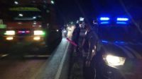 Anggota Unit Samapta Polsek Sanankulon Laksanakan Patroli Jalan Raya