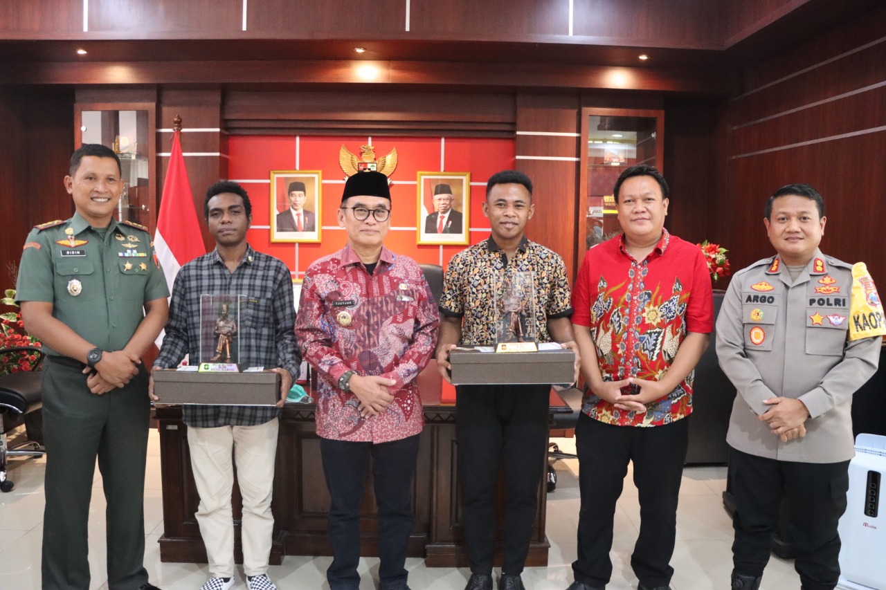 Kapolres Blitar Kota Bersama Forkopimda Melepas Anak Asuh Asal Papua