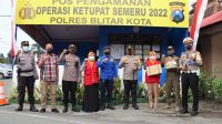 Libur Lebaran Idul Fitri 1443 H, Kapolres Blitar Kota Cek Penerapan Prokes di Tempat Wisata Candi Penataran