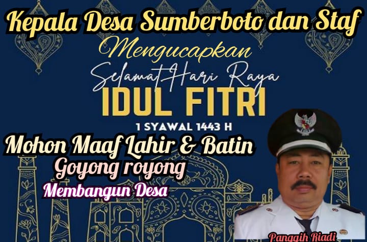 Kepala Desa Sumberboto Panggih Riadi: